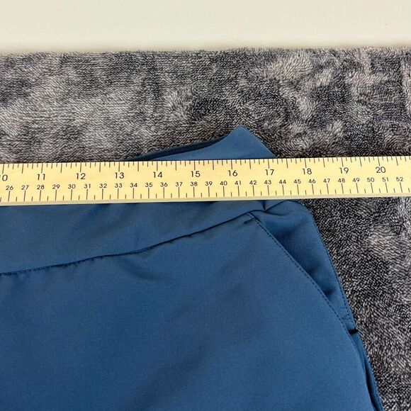 Adidas Fleece Lined Golf Pants Men's L 34X31 Pull On Blue Performance Stretch - Picture 5 of 12